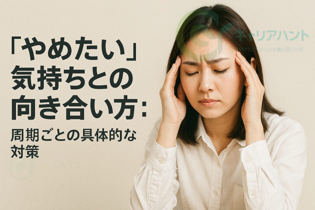 「やめたい」気持ちとの向き合い方