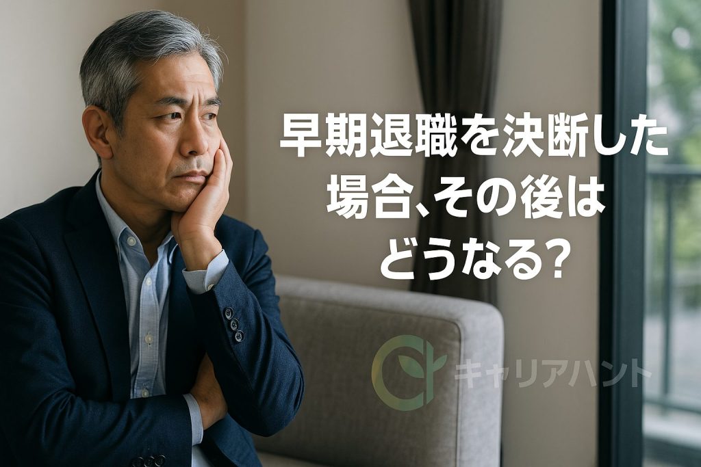 早期退職を決断した場合、その後はどうなる?リアルな展望