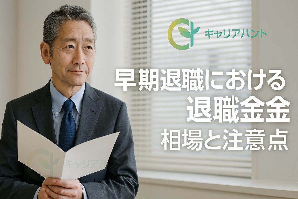 早期退職における退職金の相場と注意点