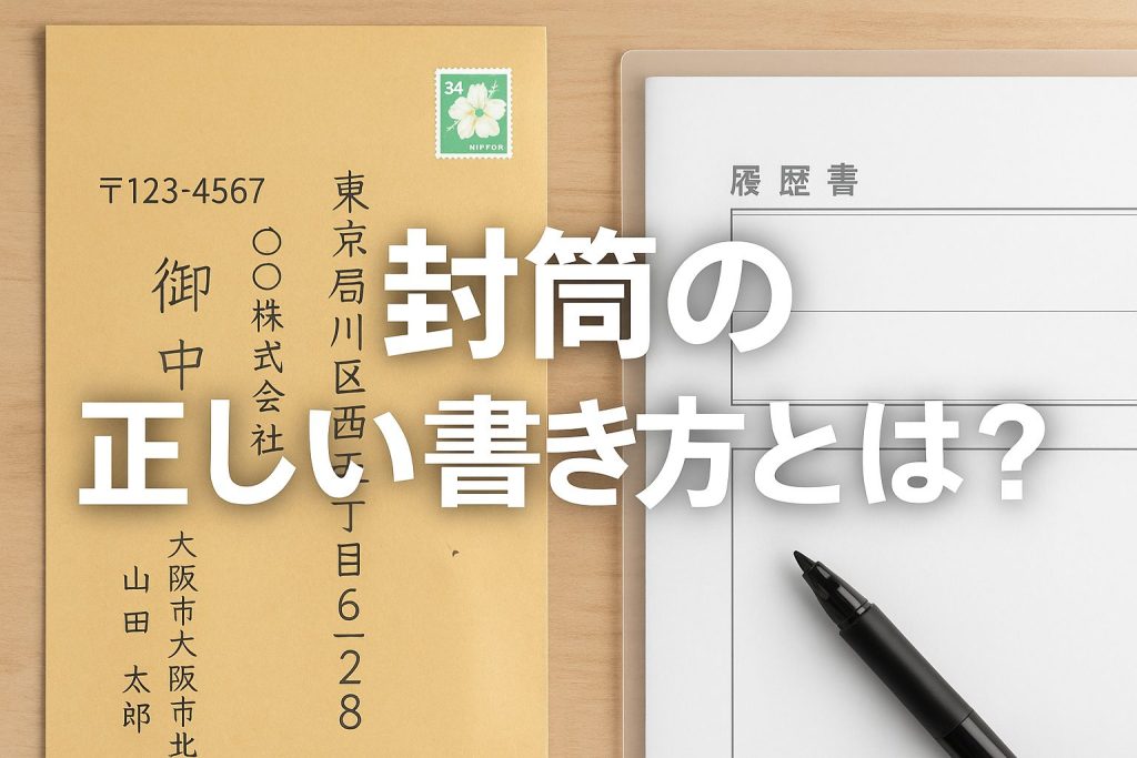 封筒の正しい書き方とは？