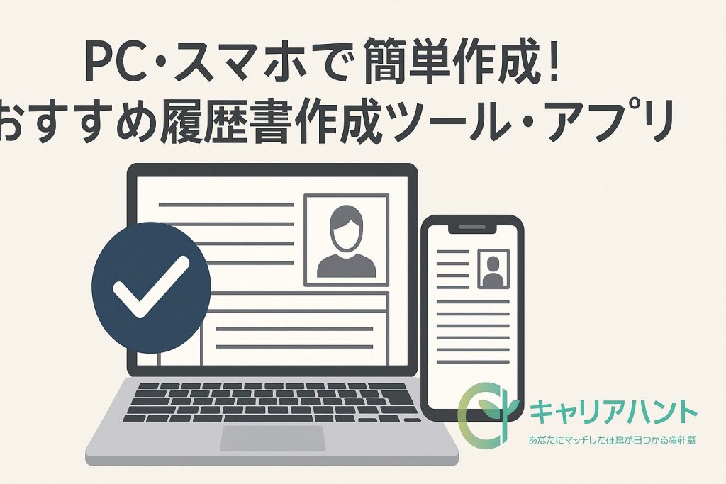 おすすめ履歴書作成ツール・アプリ